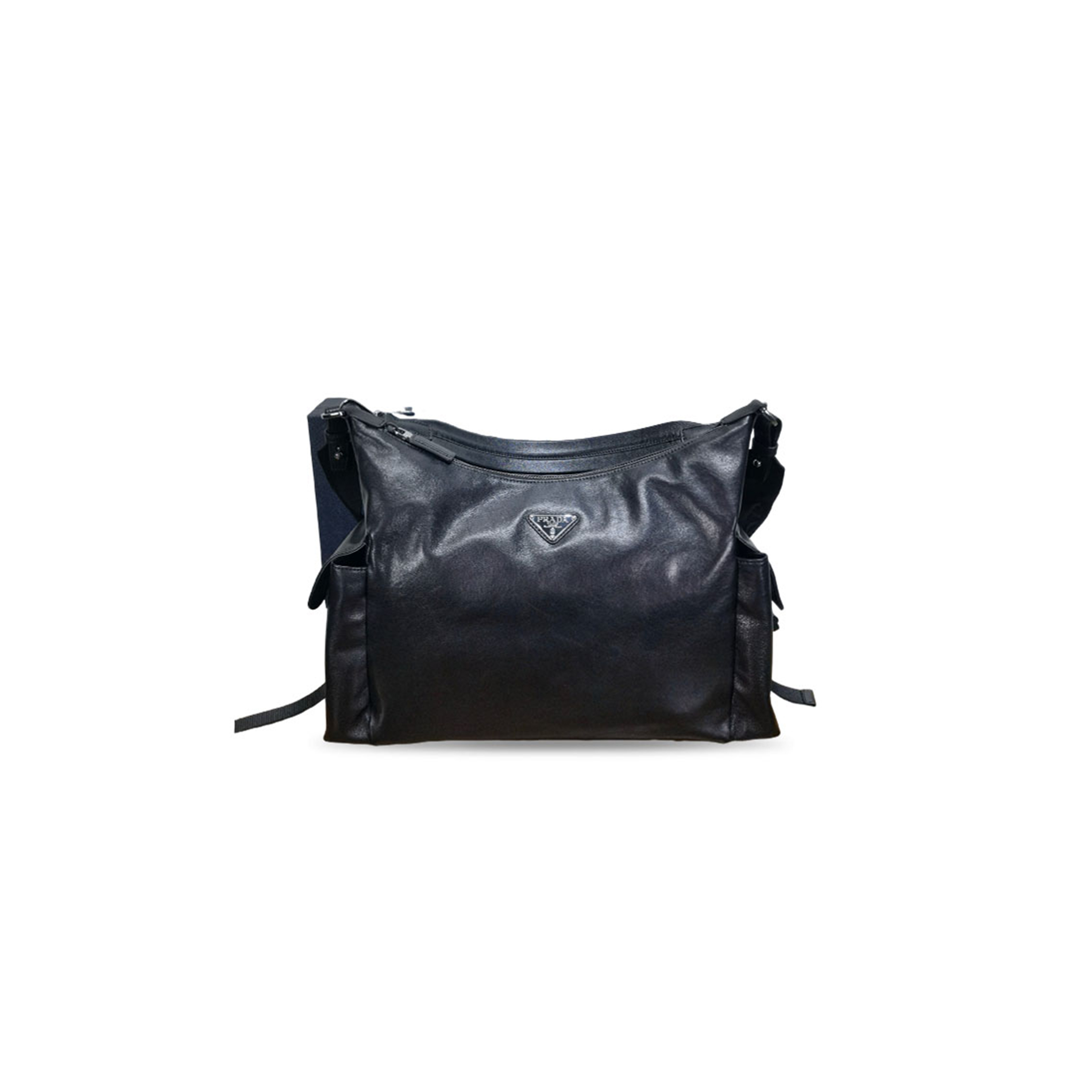 PRADA EXPLORE LARGE LEATHER SHOULDER BAG 2VH204 (43*29.5*15cm)
